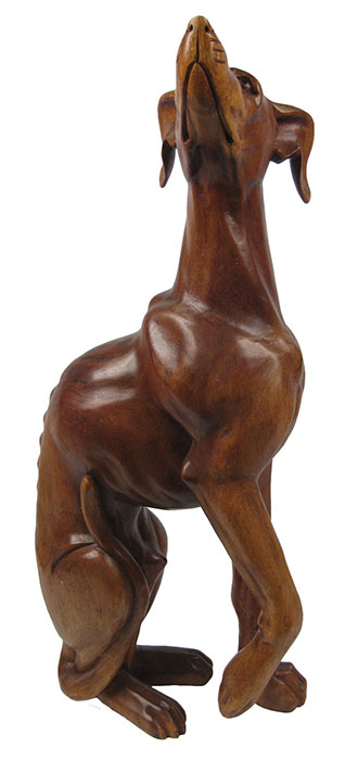 Wooden Greyhound 50Cm - Click Image to Close